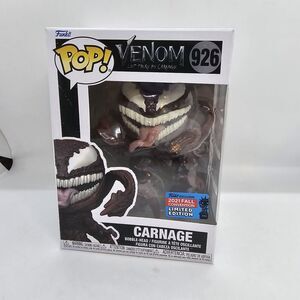 Funko Pop! Marvel Venom Carnage #926 2021 NYCC Fall Shared Exclusive Walmart New